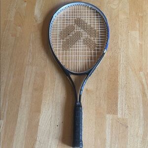 TECNO Pro Twister 150 Black Tennis Racket Frame with Blue Accents